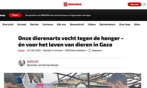 Animal-Heroes-Esther-Kef-opiniestuk-BNNVARA-Dierenarts-Gaza